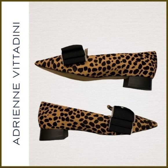 Adrienne Vittadini Shoes - Adrienne Vittadini Pointy-Toe Calf Hair Flats NIB